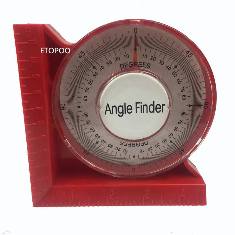 

Protractor Angle Locator 0-90 Degrees Magnetic Base angle finder inclinometer Tilt Level Meter slope angle meter