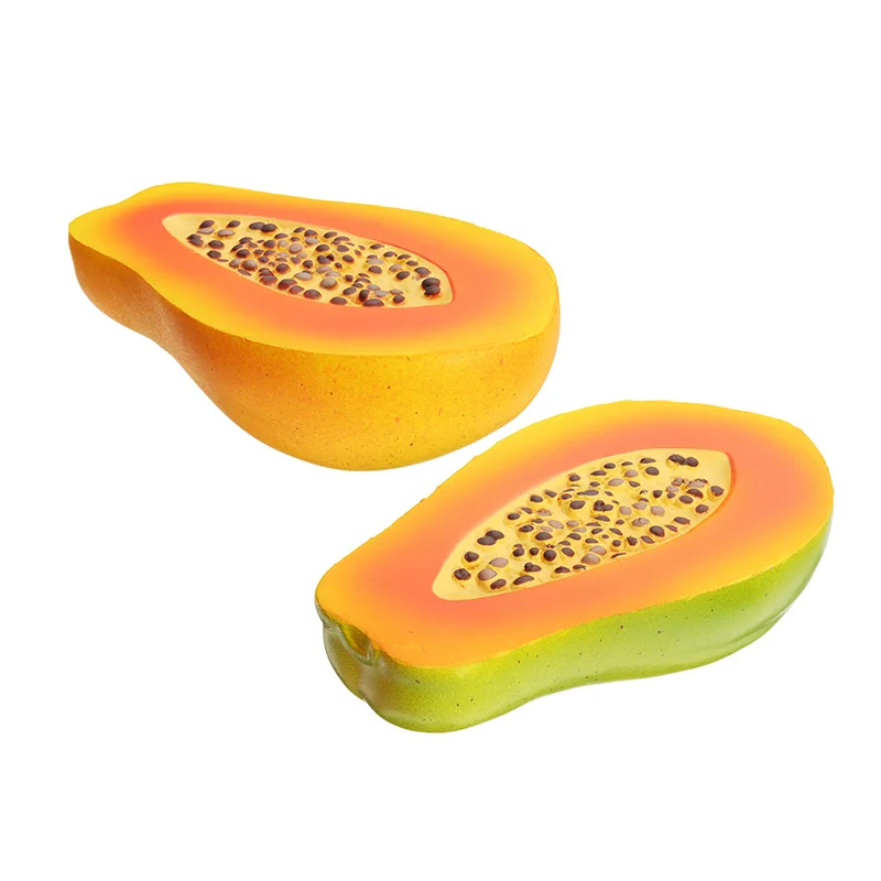 Papaya Squished Toy 15*9*4cm Slow Rising With Packaging Collection Gift