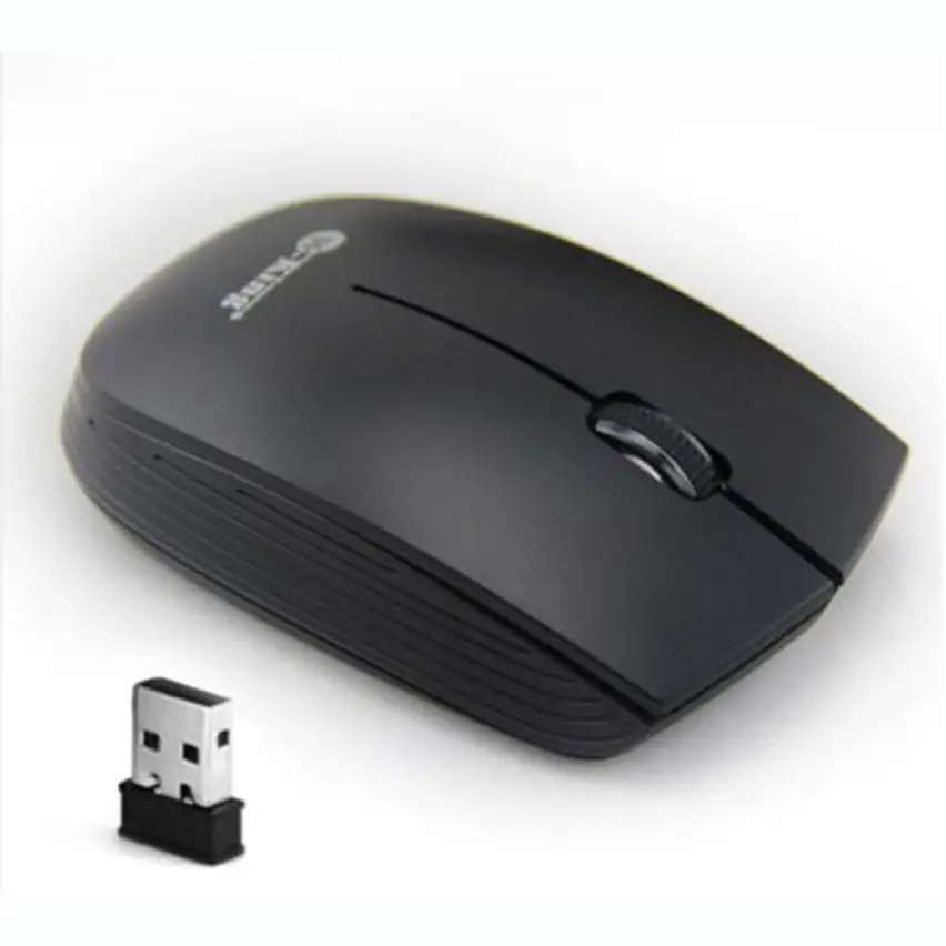 Professional Black 2.4GHz Mini High Speed Computer Mouse 1500Dpi