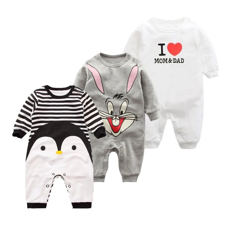 2018 Spring Autumn long sleeved Romper baby clothes children's clothes cartoon Penguin baby animal girl jumpsuit Romper цена 2018 Spring Autumn long sleeved Romper baby clothes children's clothes cartoon Penguin baby animal girl jumpsuit Romper цены онлайн