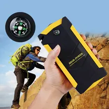 12 V Capacità Multifunzionale 4USB Auto Salto di Avviamento Ripetitore Caricatore Batteria Accumulatori e caricabatterie di riserva Di Potere Mobile di Emergenza Tool Kit