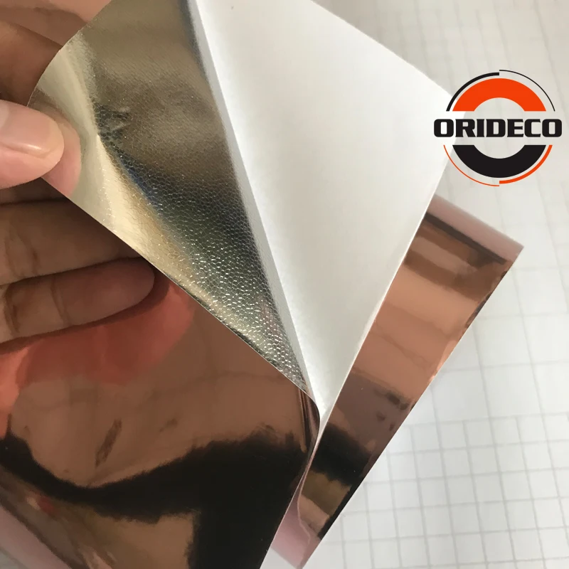 Rose gold Chrome Mirror Vinyl Wrap 3