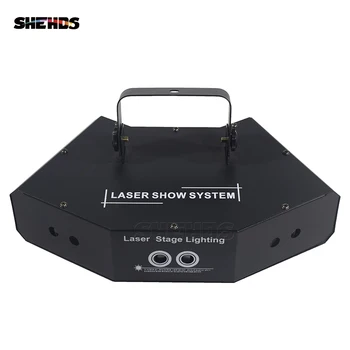 

SHEHDS Six Eyes RGB Scan Full Color Laser Stage Effect DMX512 Lighting For DJ Disco Party KTV Nightclub And Dance Floor