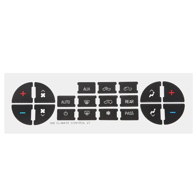 

AC Meter Button Sticker Repair GM GMC Universal AC Meter Button Stickers
