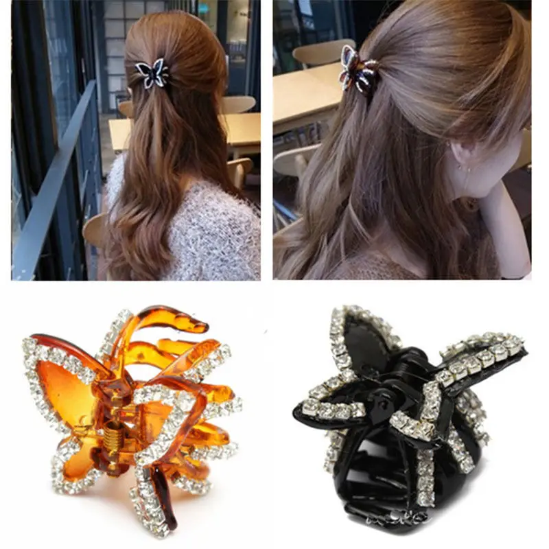 

Korean Style Women Hair Accessories Hair Clips For Women Crytal Hair Claw Fashion Hair Jewlry Accessoire cheveux