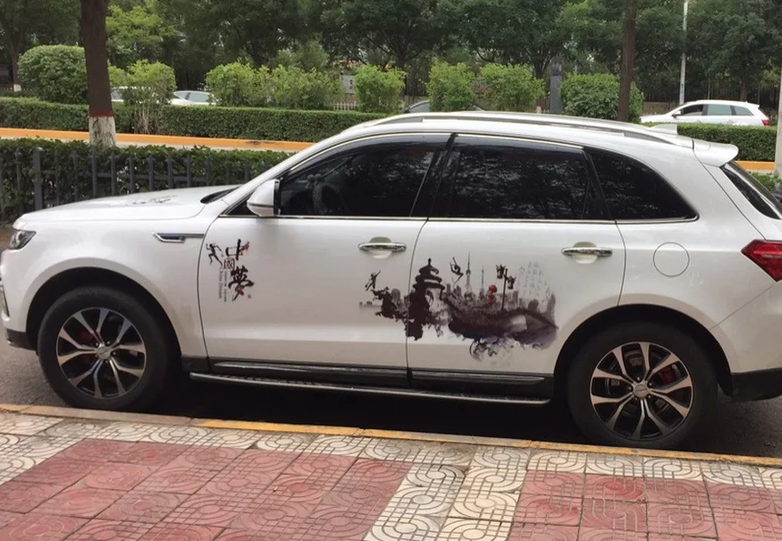 

High Precision Color Body Stickers Chinese Wind Stickers Car Styling Waterproof Sunscreen Protective Change Color Film