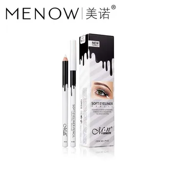 

MENOW Brand Makeup Silky Wood Cosmetic White Eyeliner Pencil Silkworm White Highlight Pen 12 pcs/set Waterproof Eyeliner P112 MN