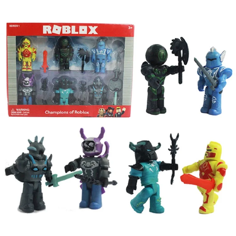 9 Sets Roblox Figure Jugetes 7cm Pvc Game Figuras Robloxs - roblox zombie characters toy roblox doll profession worker figma
