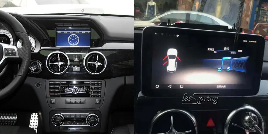 Best 9.33 inch Anti-glare IPS Touch Screen Android Multimedia Player for Mercedes Benz GLK with GPS Navigation 2