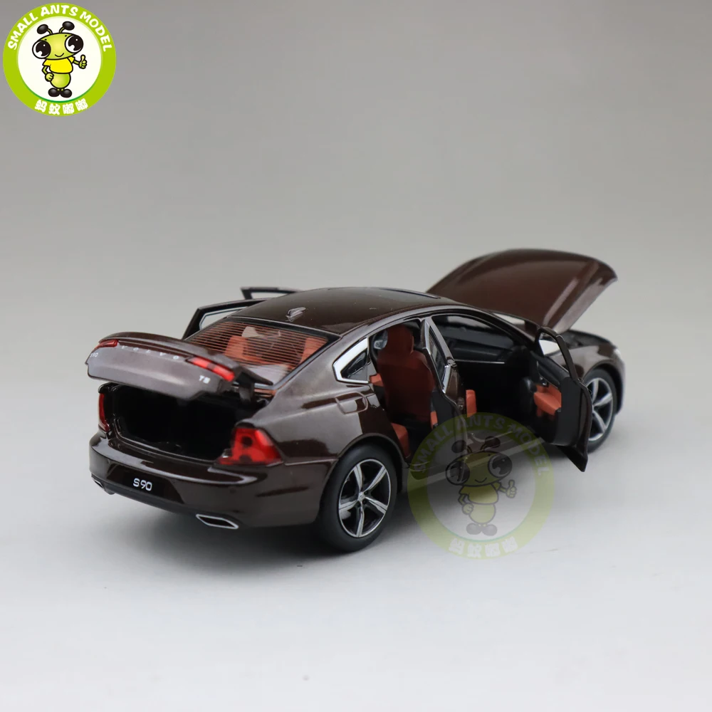 1/32 JACKIEKIM Volvo S90 амортизация версия литой модельный автомобиль игрушки для детей Подарки для мальчиков девочек