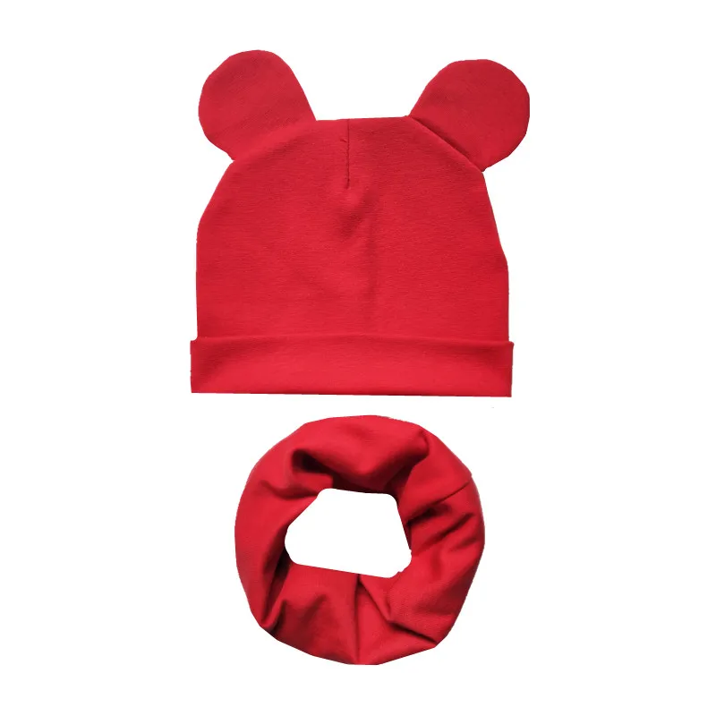 Boys Girls Cotton Solid Cap Soft Warm Cartoon Children Hat Cute Ears Design Spring Autumn Baby Kids Skullies Beanies Accessories mens skully