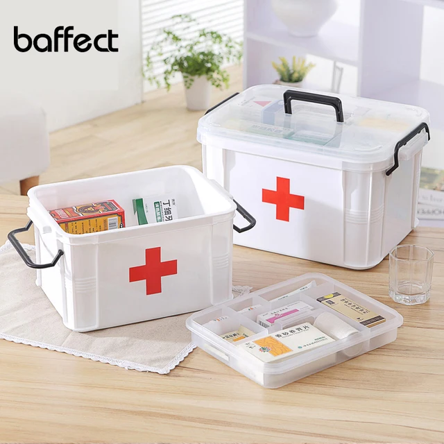Hot Large Capacity Family Multi layered Chest Box Medical Storage Box
