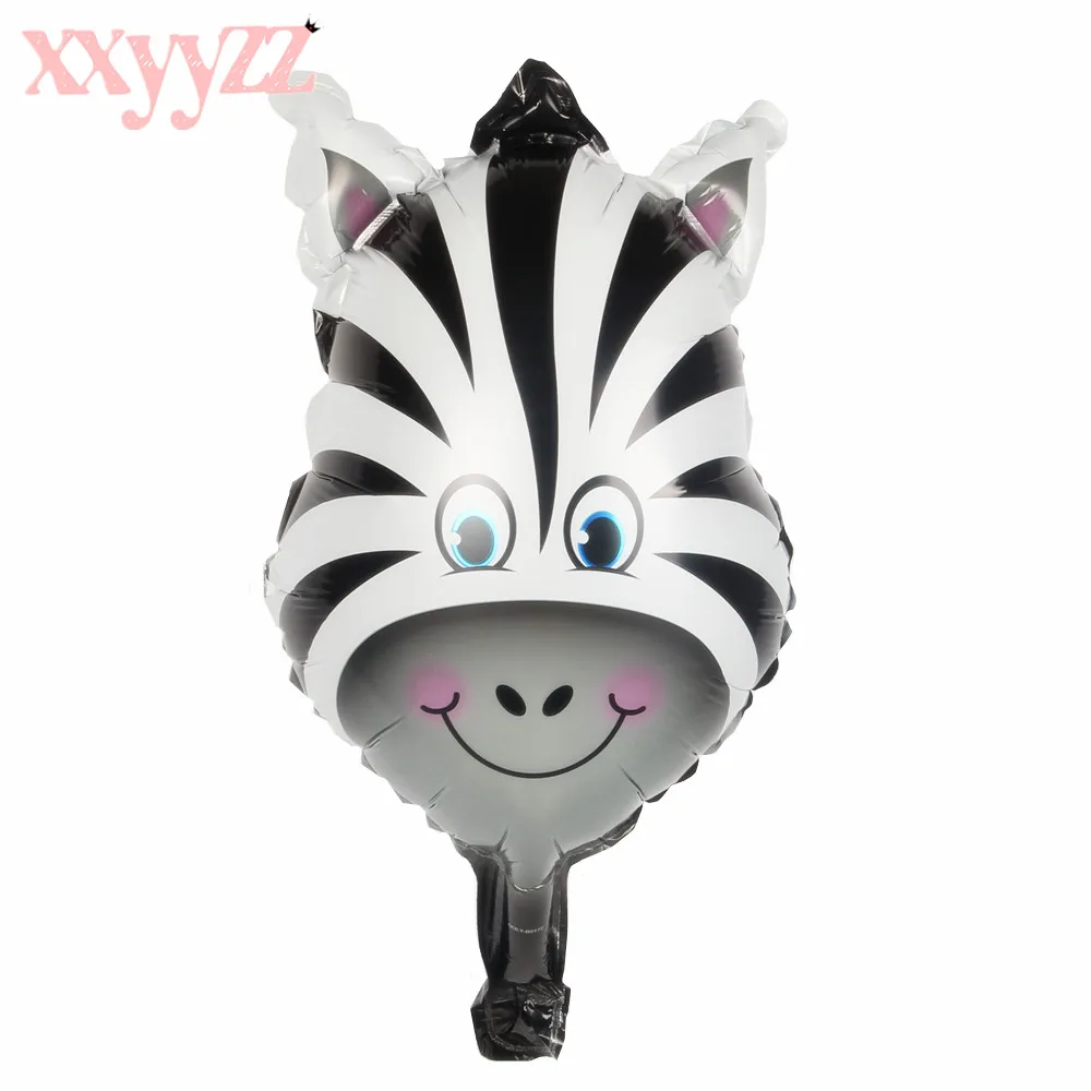 XXYYZZ Free Shipping New Mini Cartoon Animal Baby Cake Aluminum Balloons Birthday Party Balloons Wholesale Children's Toys