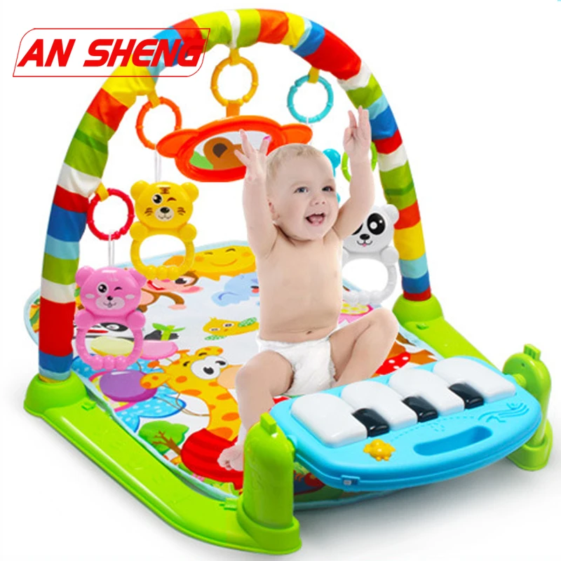 

Baby Play Music Mat Carpet Toys Kid Crawling Play mat Game Develop Mat with Piano Keyboard Infant Rug Early Education Rack Toy