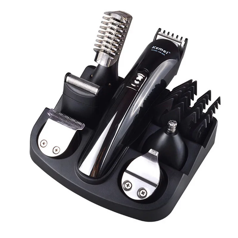 

DIDIHOU Hair Trimmer Titanium Hair Clipper Electric Shaver Beard Trimmer 6 in 1 Rechargeable Men Styling Tools Shaving Machine