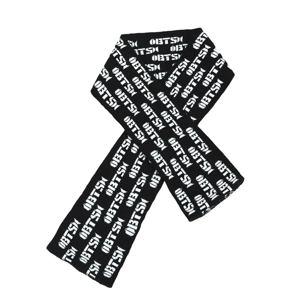 Новый Kpop Bantan Мальчики BTS BT21 вязаный шерстяной шарф Зимний Открытый Модный теплый шарф 158x30 см