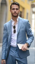 Новое Поступление Красивый Блейзер мужские костюмы с курткой+ брюки Горячая Распродажа костюм для Grand официальное мероприятие - Цвет: picture color