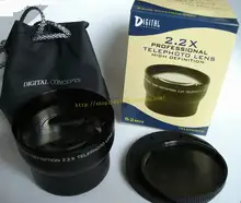 2.2×62 мм TELE телеобъектив увеличение 62 мм Canon Nikon DSLR/цифровые зеркальные Камера