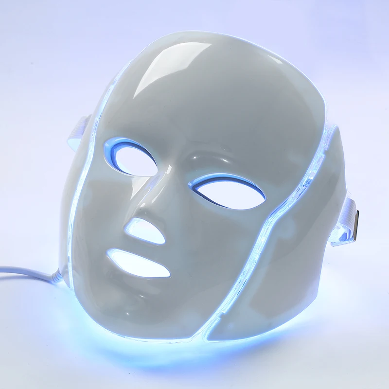  7 Colors Light Photon Electric LED Facial Mask Skin PDT Rejuvenation Anti Acne Wrinkle Removal Ther