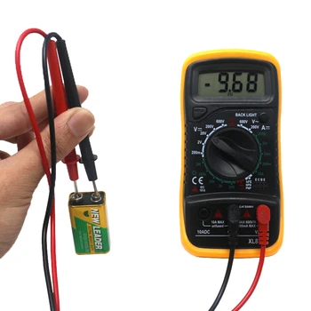 

Digital Multimeter XL830L AC/DC Voltmeter Ammeter Tester XL830L Hand-held Counts With Temperature Measurement Multi Meter Test