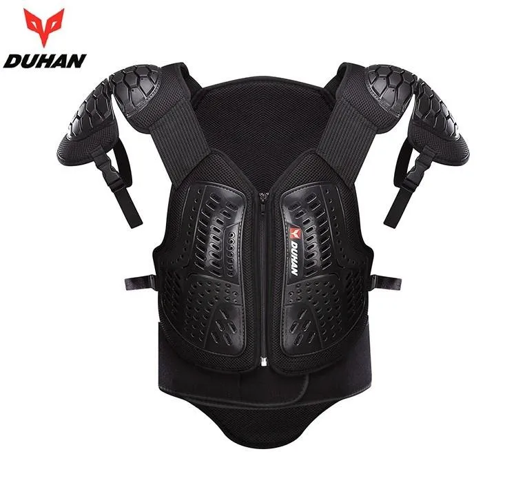 Мотоциклетный гоночный жилет для защиты тела DUHAN защита для мотокросса Защита спины гоночная защита с налокотниками