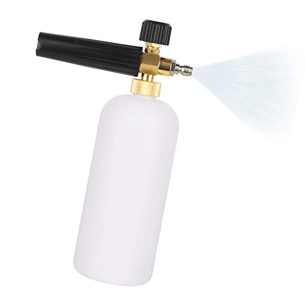 

Snow Foam Bottle High Pressure Snow Foam Lance Water Cannon Professional Foam Generator Car Washer Gun Adapter Soap Foam Nozzle