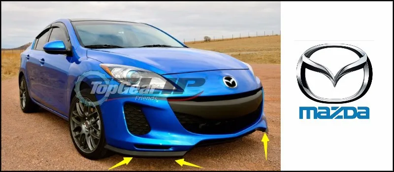 Для Mazda MX-3 MX 3 MX3 AZ3 AZ-3 Precidia губы/передний спойлер дефлектор для TOP gear для настройки автомобиля/обвес/полоса юбка