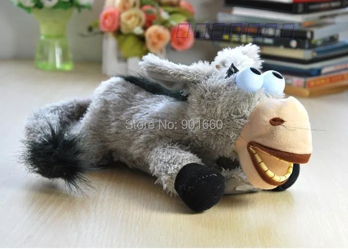 Baby Kids Children Electronic Rolling Laughing Donkey Plush Funny Toy