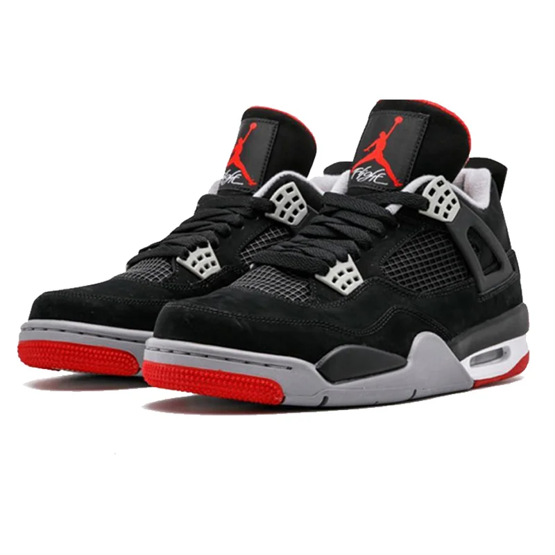 

NRG Raptor Jordan Retro 4 Men Basketball Shoes Bred White Cement Kaws grey Singles Day Tattoo Black Cat Athletic Sport Sneakers