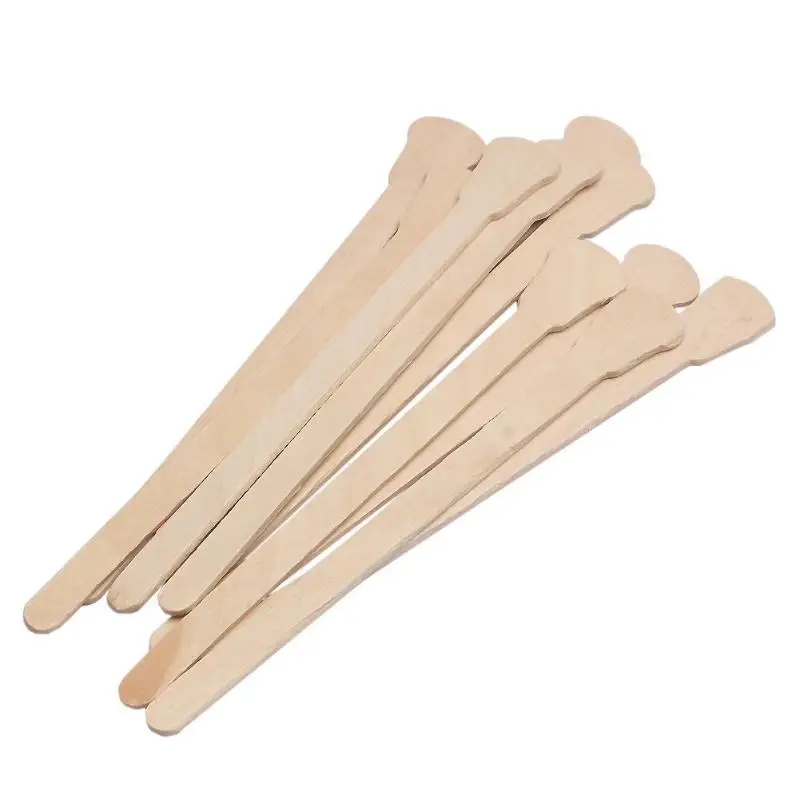 10 шт. палочки для удаления волос, восковые одноразовые палочки, косметический набор, деревянный шпатель для языка, бамбуковые палочки