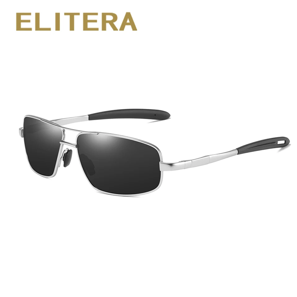 ELITERA, фирменный дизайн, поляризационные солнцезащитные очки для мужчин, тонкая квадратная оправа из сплава, мужские солнцезащитные очки для вождения, очки для путешествий