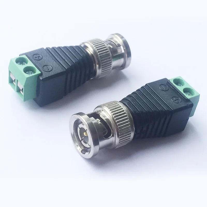 BNC Male Plug to AV Balun Connector (4)