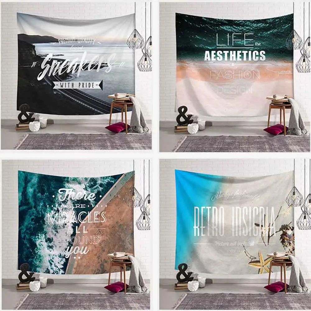 GT8070 Ocean Wave Beach Tapestry