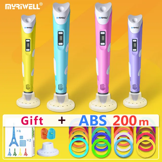 Special Price myriwell 3d pen 3d pens,1.75mm ABS/PLA Filament, 3d model,3d magic pen,new Year gift Kids birthday present Christmas present Special Price myriwell 3d pen 3d pens,1.75mm ABS/PLA Filament, 3d model,3d magic pen,new Year gift Kids birthday present Christmas present