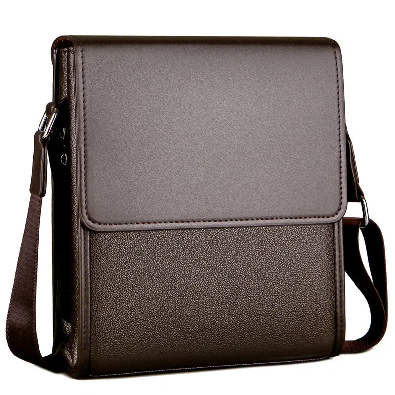  New Arrival Business Men Messenger Bags vintage Leather Crossbody Shoulder Bag for male brand Casua - 32968033064