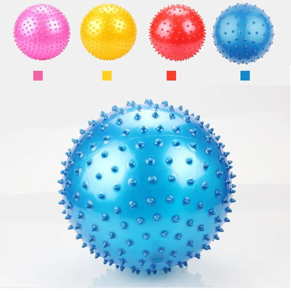 

Colorful hot summer toys Holiday Pool Party Swimming Inflatable Beach Ball montessori Toy Thorn ball 7.10