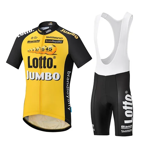 

2017 pro team lotto jumbo gelb sommer herren radtrikot atmungsaktive radfahren kleidung MTB Ropa Ciclismo Fahrrad maillot