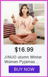JINUO новый продукт милый рисунок единорога женские зимние коралловый флис Пижама Наборы для молодых девушек теплая милая мягкая Домашняя