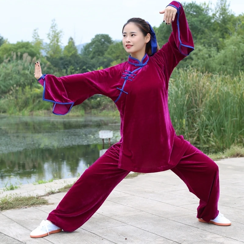 Униформа Taichi одежда Тай Чи женская униформа Одежда Кунг фу для боевых искусств