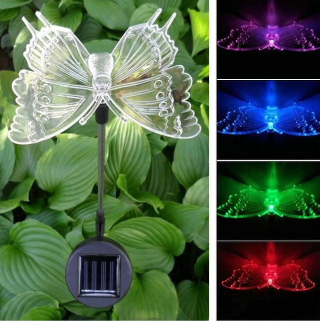 Solar Hummingbird Garden Lights  Solar Light Garden Butterfly - Led Color  Changing - Aliexpress