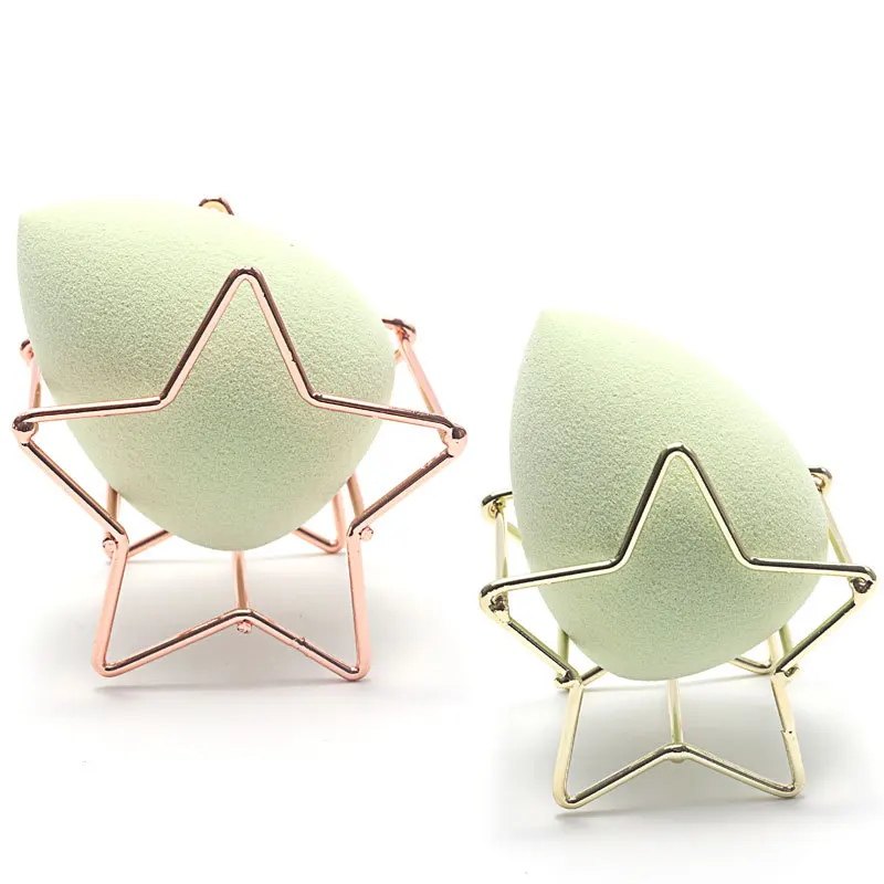 

1pc Makeup Sponge Holder Removable Cosmetic Puff Stand Gourd Drop Shaped Sponge Ventilation Drying Bracket Drop-ship