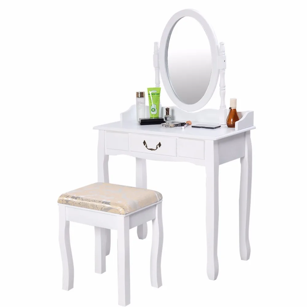 Schminktisch schmuck make up schreibtisch sitzbank kommode whocker schublade weiß neue hw50200