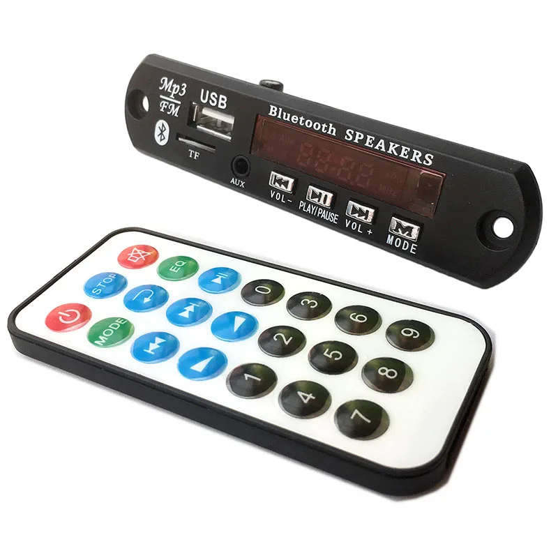 12 В микро музыкальный bluetooth динамик USB питание TF радио 15 Вт MP3 декодер плата аудио