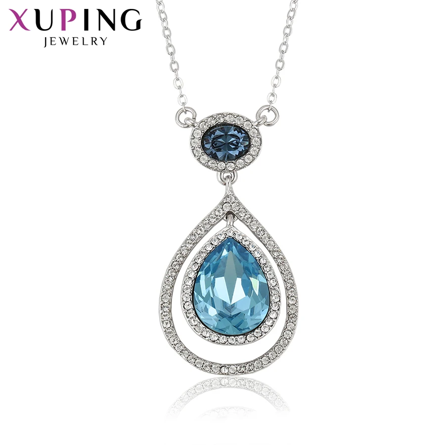 Xuping модные Кристаллы от Swarovski Романтический Цепочки и ожерелья ювелирных изделий