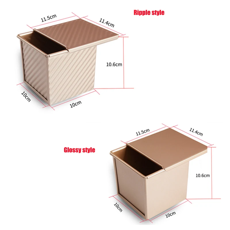 

Square Cube Toast No-stick Cake Mould Bread Mold Baking & Pastry Tools Carbon Steel Kitchen Baking Accessories Bakery Tools