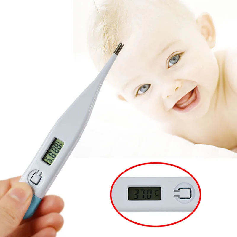 1Pc Digital LCD Heating Baby Thermometer Tools kids Baby Child Adult