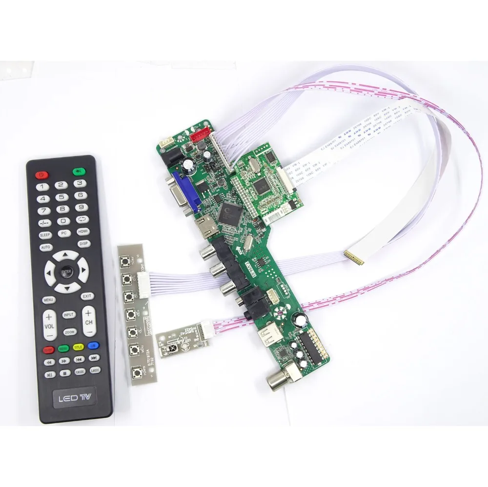  FOR B156HTN03.6/7 B156HTN03.8/9 Screen EDP LCD LED Controller Board 30pin HDMI VGA monitor 1920X108