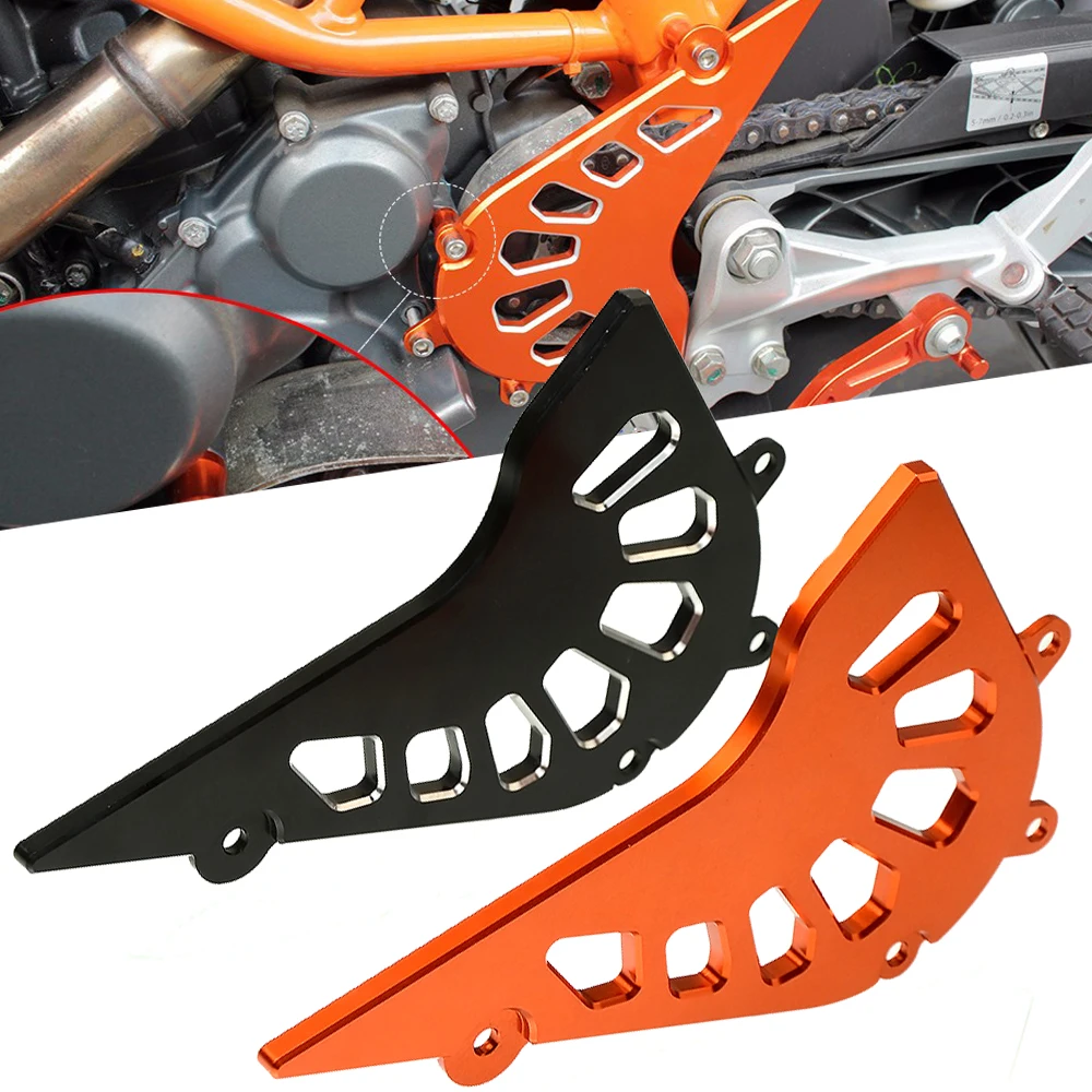 Для KTM RC 125 250 390 Мотоцикл с ЧПУ Алюминий крышка переднего колеса цепь двигателя
