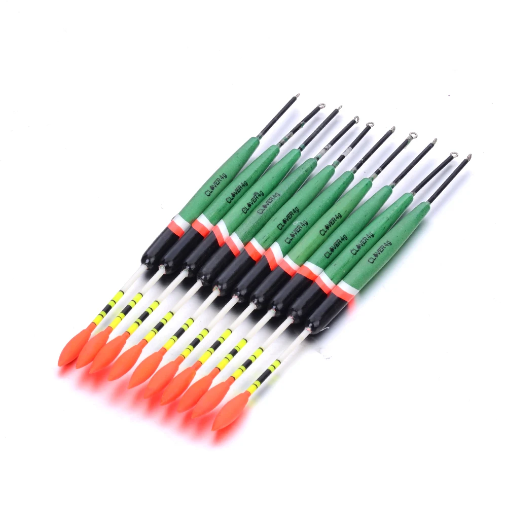 

FISH KING Brand 10pcs/Lot 1g 3g 4g 6g Balsa Fishing Float Buoyage Marine Fish Floats Flotteur Peche Coup Tackle Pesca Acesorios