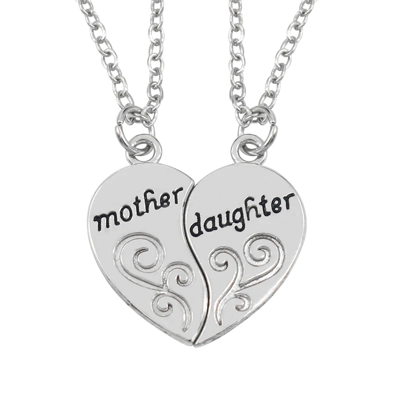 Ожерелье с подвеской в виде сердца для матери или дочки|chain necklace|necklaces for womenheart pendant